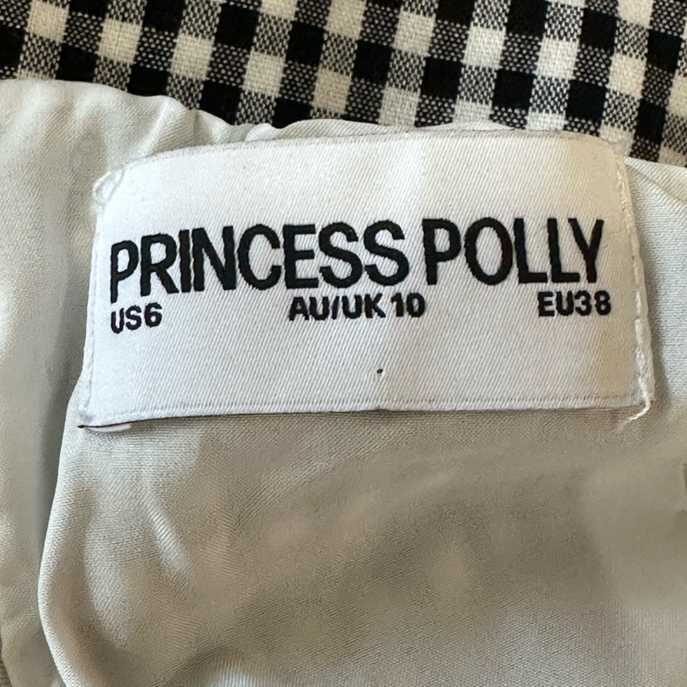 Princess Polly Trynia Gingham Cotton Romper New! - Picture 11 of 13